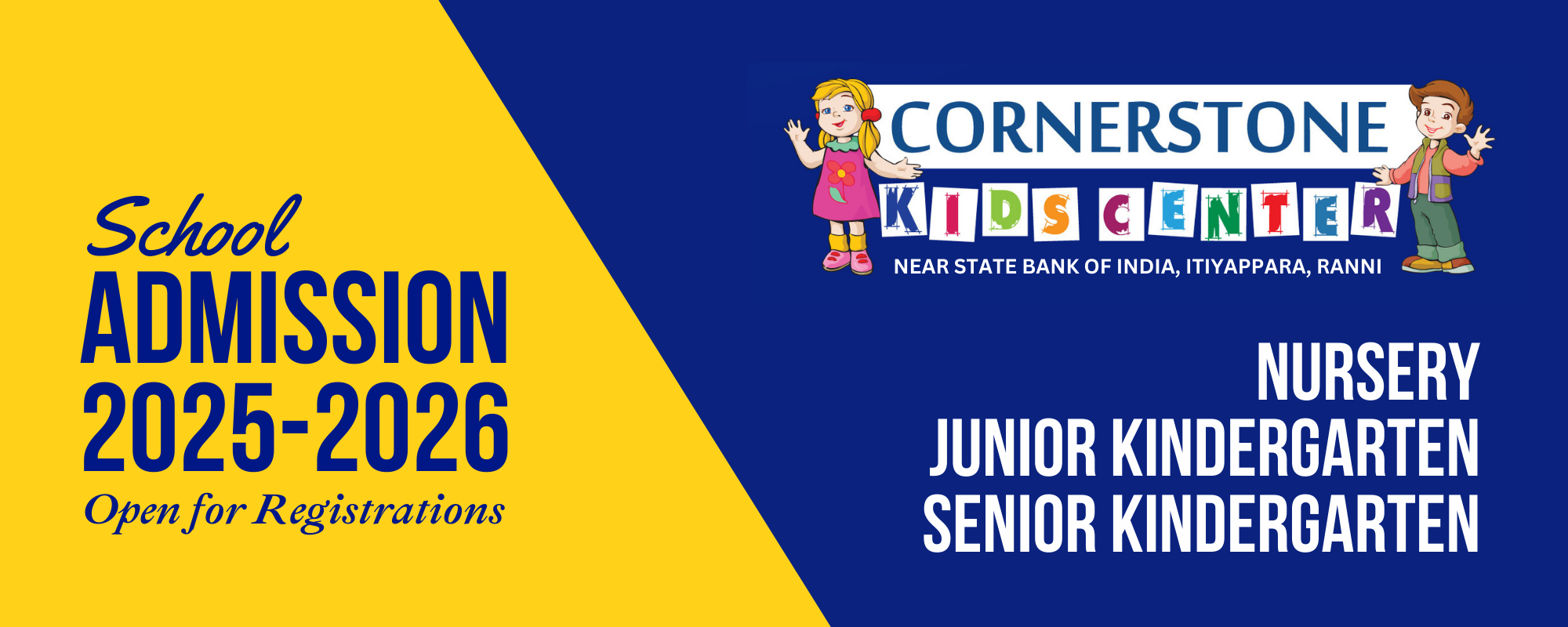 Kidscentre Admission header
