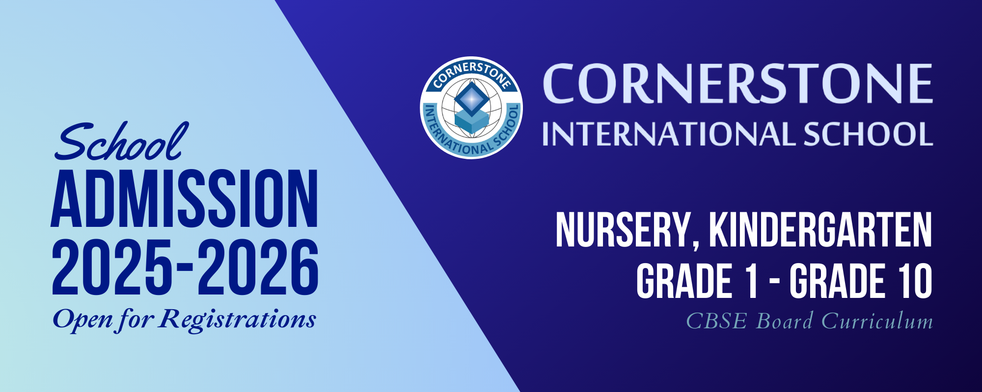 Main school Admission Header
